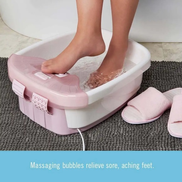Homedics Bubble Bliss Deluxe Massaging Foot Spa with 3 Massaging Attachments - Picture 6 of 9
